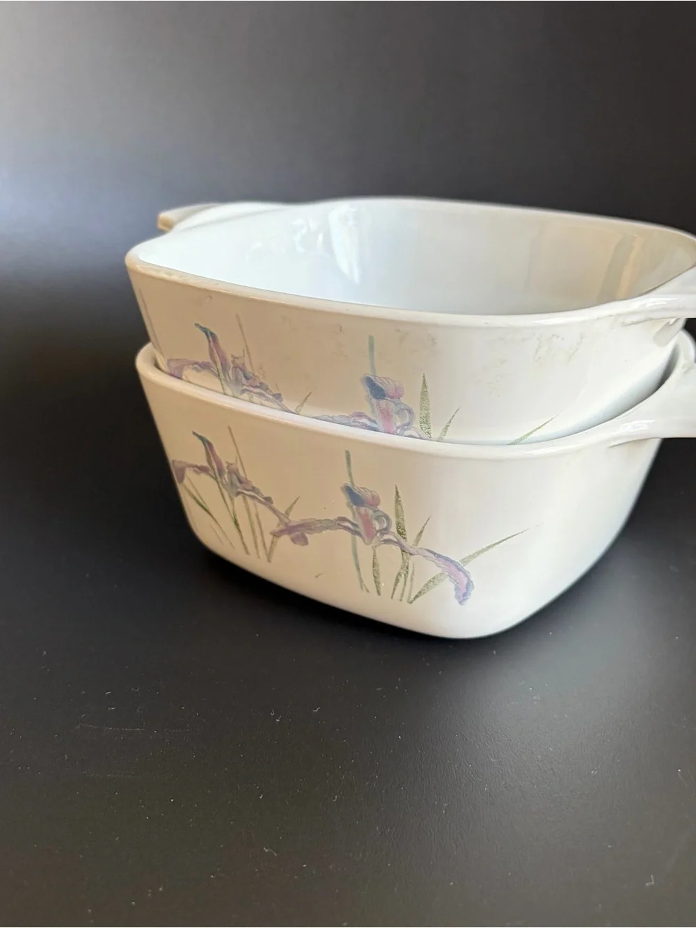 Corningware vintage shadow
